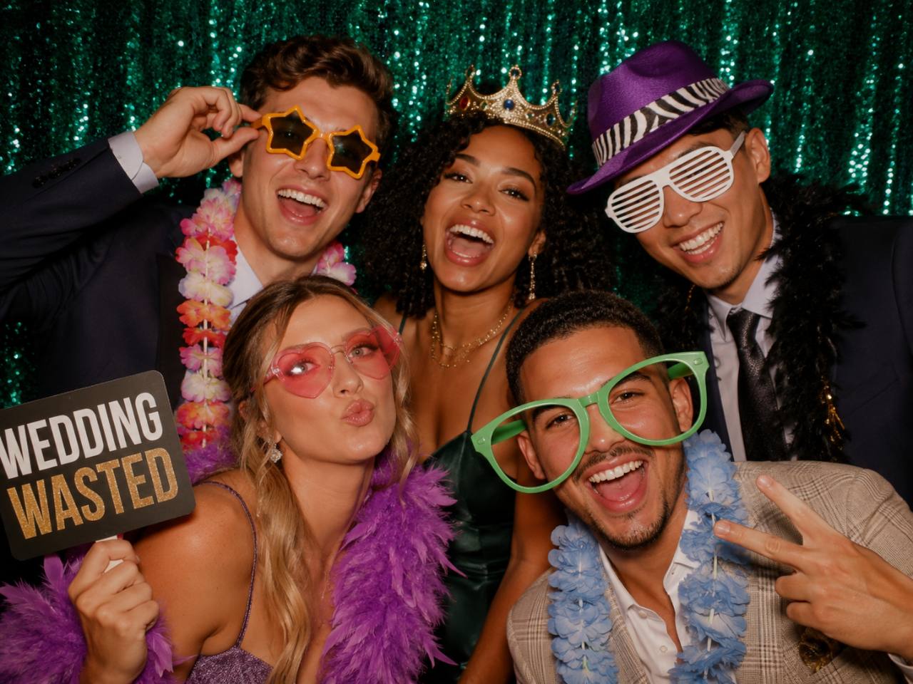 Photo Booth Wedding Fun at Northeast Ohio wedding venue